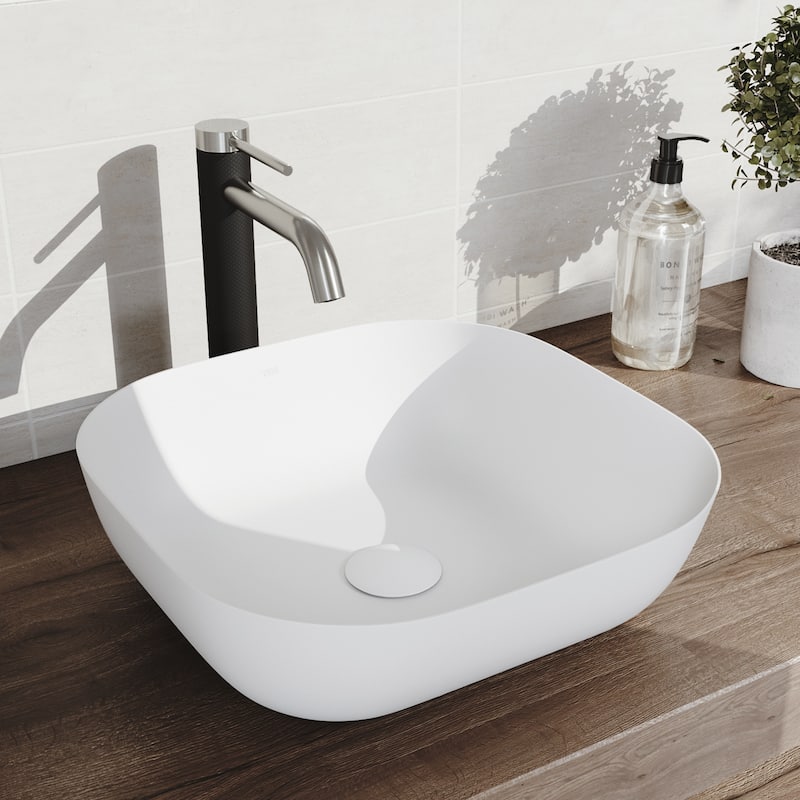 VIGO Lexington 10" H Single Handle Single Hole Bathroom Vessel Faucet