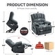 preview thumbnail 5 of 13, Chenille Power Lift Recliner Chair with Vibration Massage and Heating