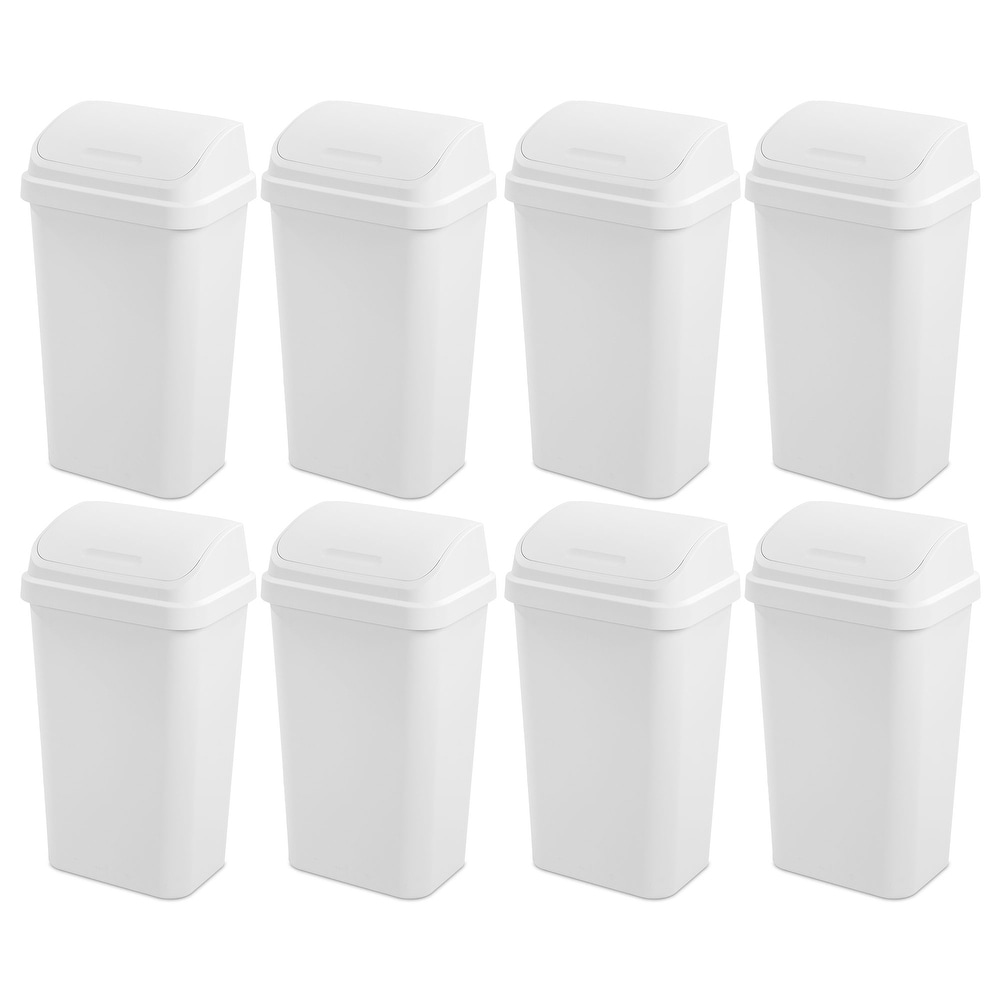 https://ak1.ostkcdn.com/images/products/is/images/direct/d52d6ef63c2eb94eac5c78a601736bbd4e5daf6e/Sterilite-13-Gal-Swing-Top-Lidded-Wastebasket-Kitchen-Trash-Can%2C-White-%288-Pack%29.jpg