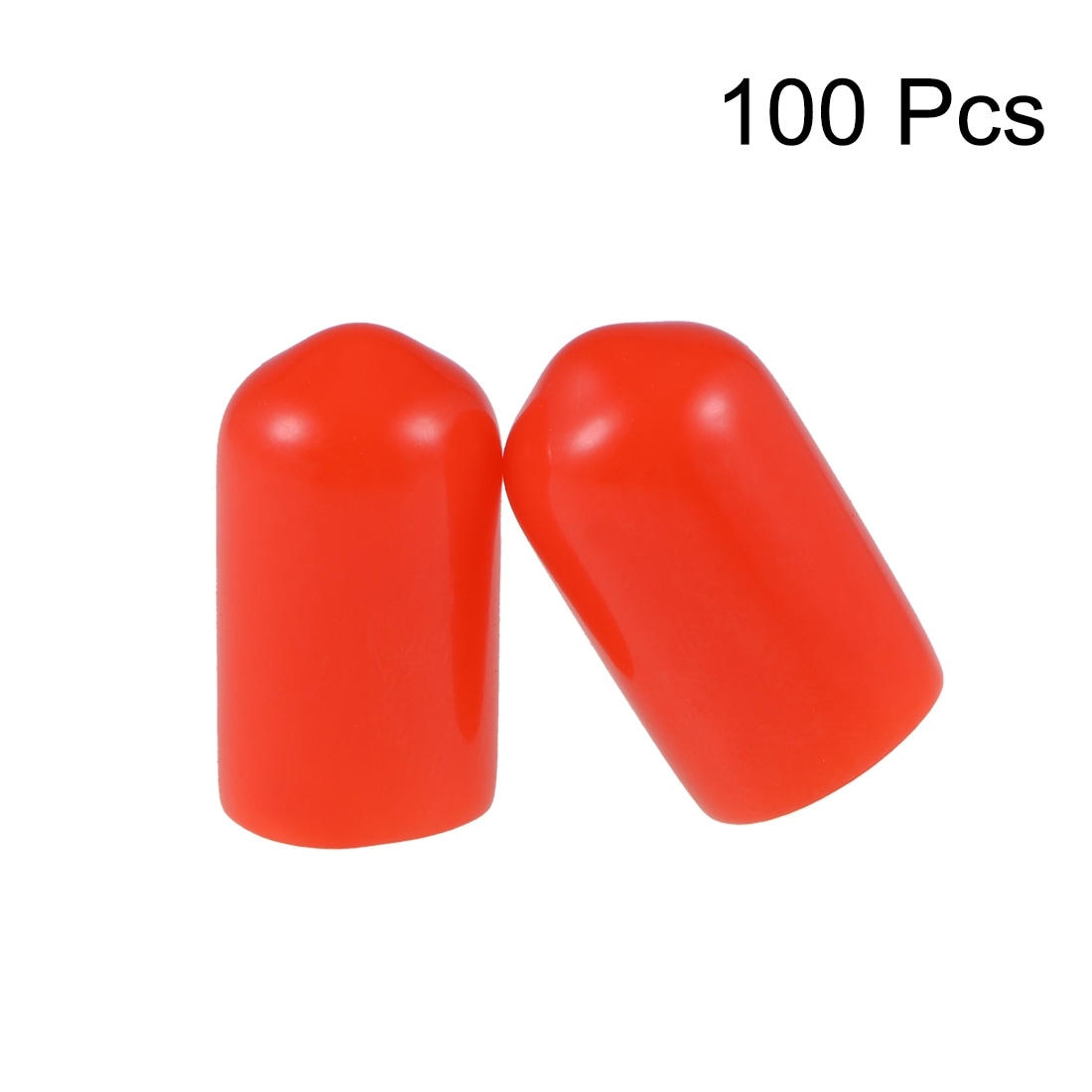 Rubber End Caps Vinyl Round Tube Bolt Cap Cover Thread Protectors