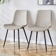 preview thumbnail 25 of 57, Modern Dining Room Kitchen Dining Chair with Black Metal Legs