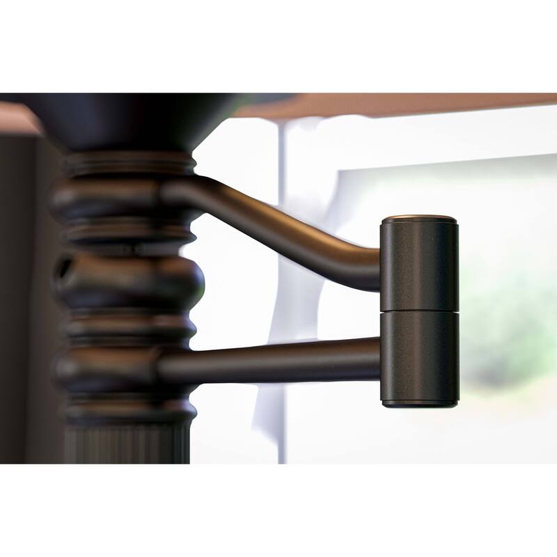 Kenroy Home Riverside Swing Arm Floor Lamp - Copper Bronze