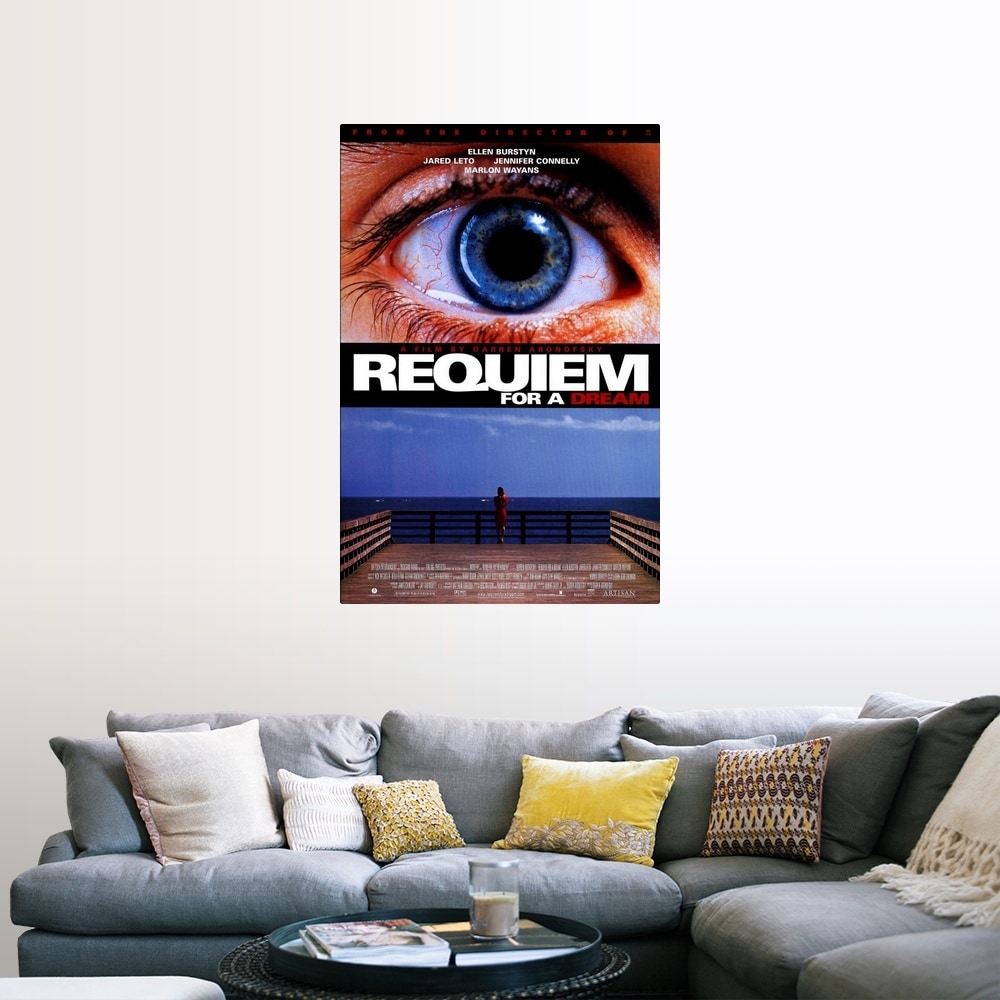 No858 My Requiem for a Dream minimal movie poster