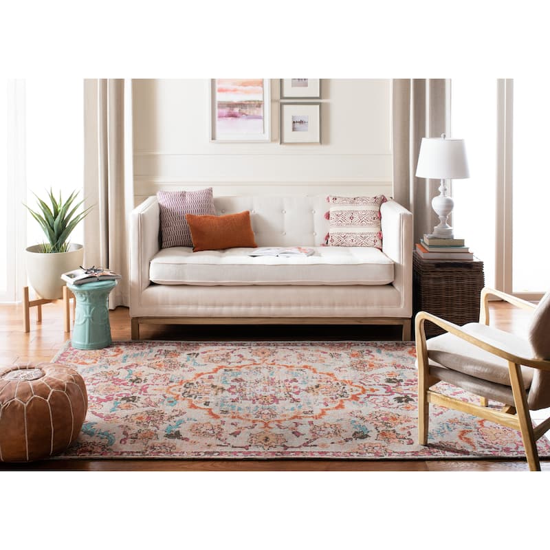 SAFAVIEH Classic Vintage Boho Fraga Oriental Cotton Rug