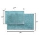 preview thumbnail 21 of 33, Chesapeake Luxury Microfiber Bath Rug Set 20”X32” 23”X39”