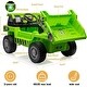 preview thumbnail 4 of 5, Ride On Car Truck w/Remote Control & Electric Dump Bed Green