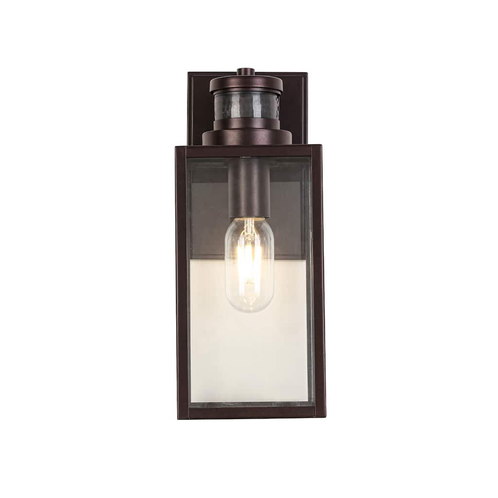 Oil Rubbed Bronze Outdoor Hardwired Wall Lantern Sconce