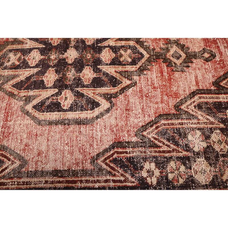 ECARPETGALLERY Hand-knotted Antalya Vintage Dark Copper Wool Rug - 3'6 x 5'11