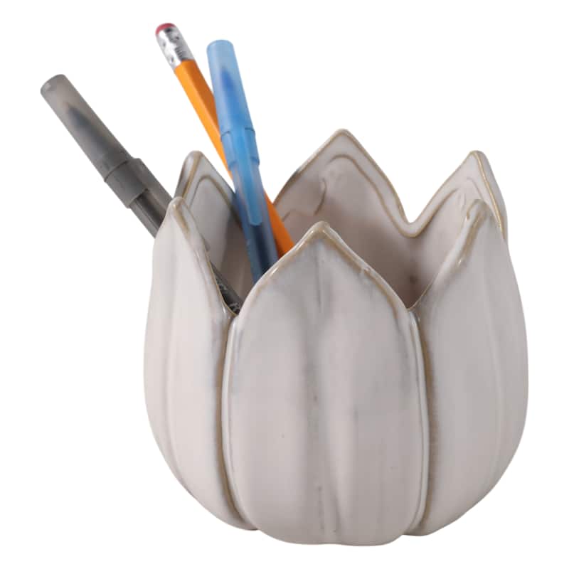 Ceramic Leaf Shaped Storage Bowl - 4"