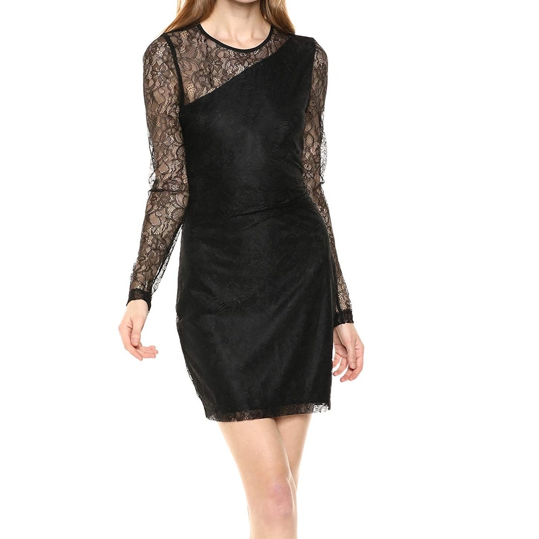 bcbg ruched sheath dress