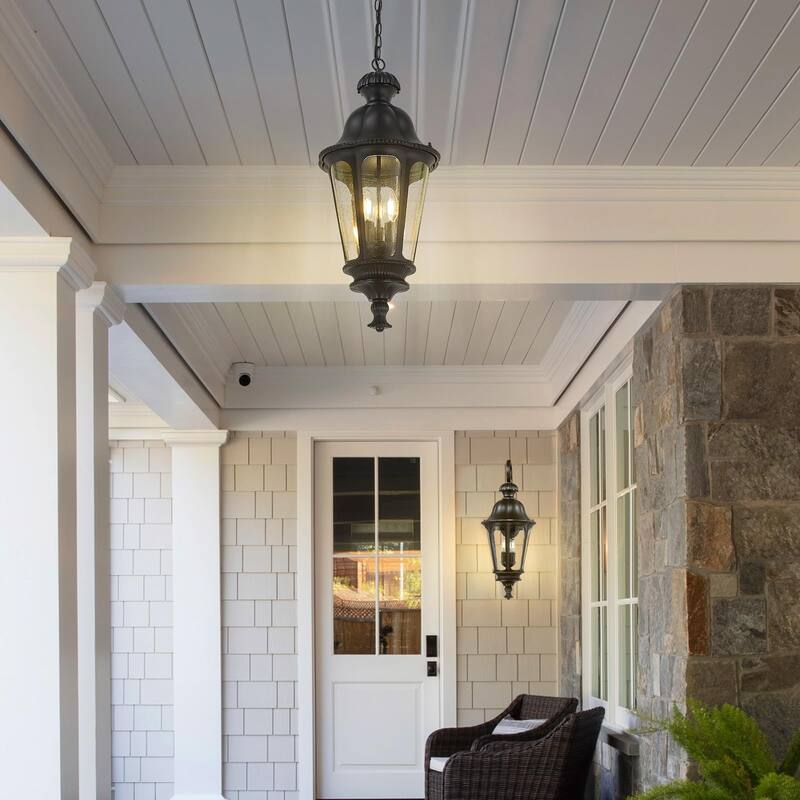 26'' Outdoor Pendant Light Hanging Chandelier