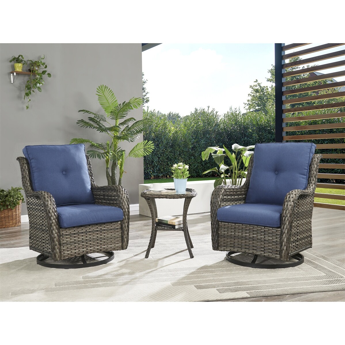 Outdoor patio hotsell sets with rockers