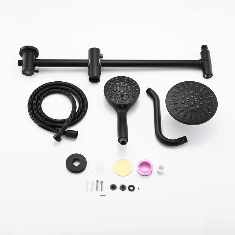 PROOX 5 Sprayer Shower Head Faucet with Handheld Slide Bar - 6