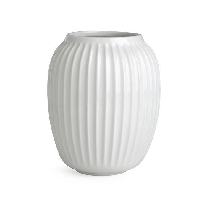 Kähler Hammershøi Vase, White - H: 8.3"