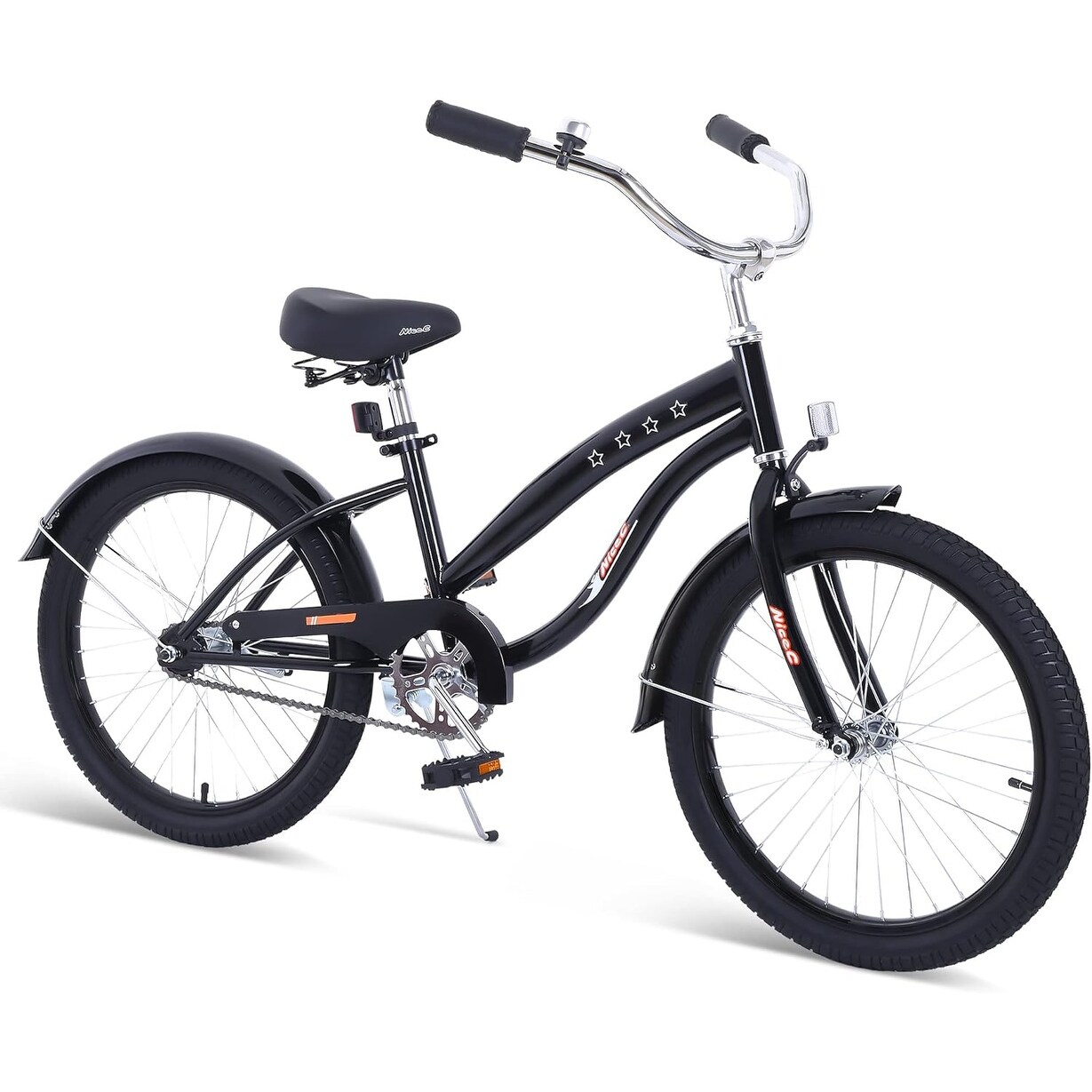 Kids Bike Kids Cruiser Bike with Coaster Brake 12 14 16 18 20 inch 12 Black