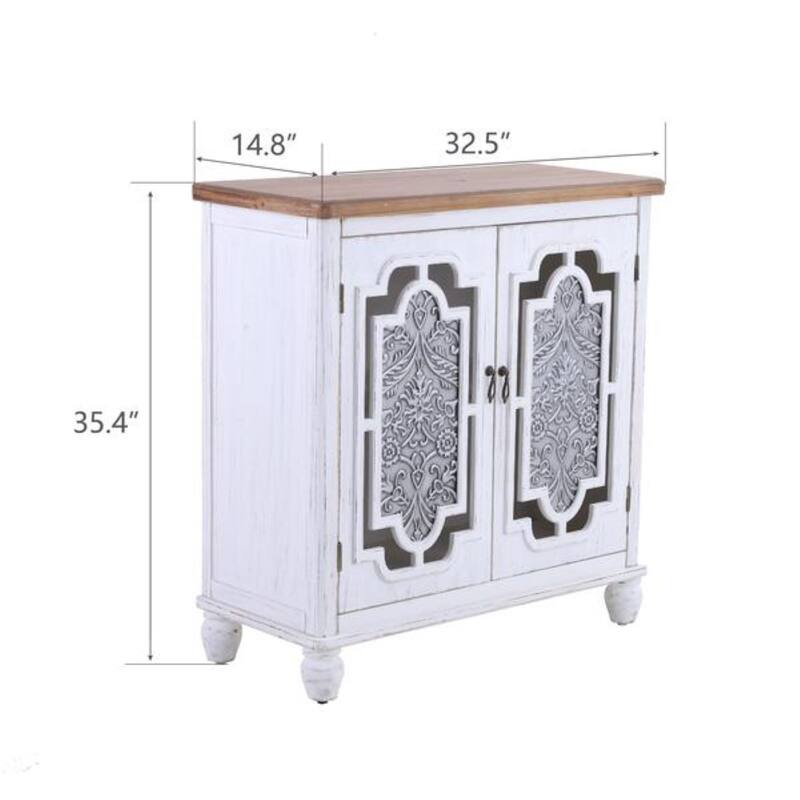 PHI VILLA 2-Door Buffet & Sideboard Accent Storage Cabinet
