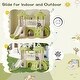 preview thumbnail 4 of 7, 8-1 Toddler Climber and Slide Set,Kids Slide for Toddlers Age 1+, Kids Playground Climber Freestanding Slide Playset