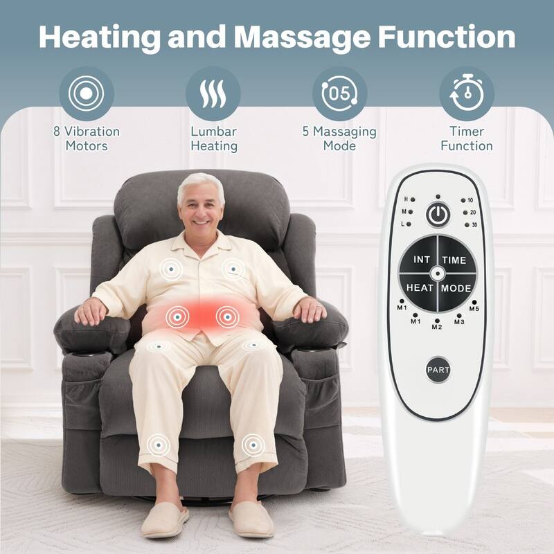 360 Degree Swinging Rotating Recliner