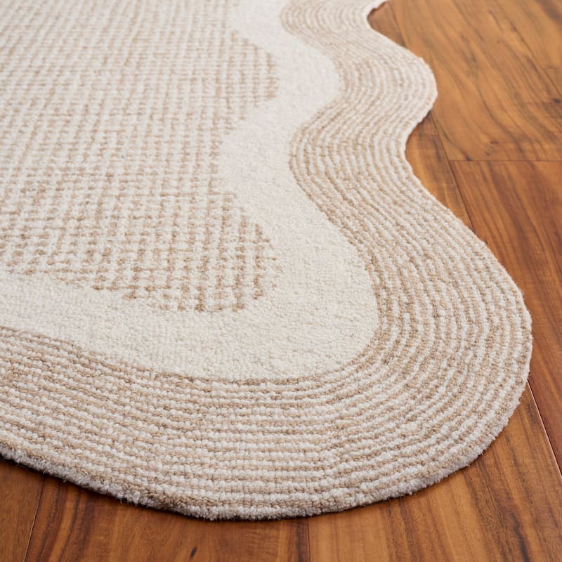 SAFAVIEH Handmade Ebony Steliyana Wool Rug