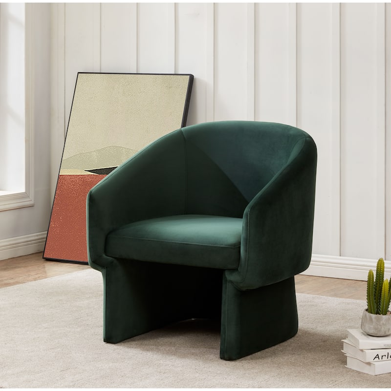 SAFAVIEH Couture Pagona Barrel Back Accent Chair (Fully Assembled) - 30Wx29Dx32H