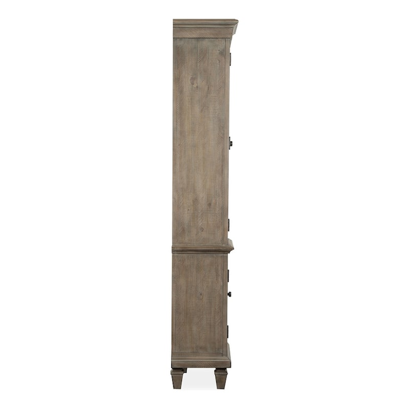 Magnussen Home Calistoga Dovetail Grey Entertainment Wall - W x D x H