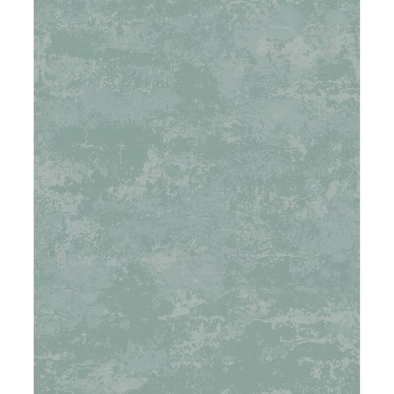Galerie Wallcoverings Terra Collection Old Stone Matte Finish Clay Ink on Non-Woven Wallpaper Roll - 33-feet long x 21-inches wide - Green