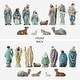 preview thumbnail 16 of 77, Glitzhome 12pcs Resin Christmas Multi/ Blue/ Ivory Nativity Figurines Set