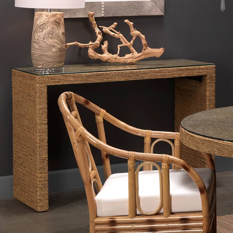 Jamie Young Captain Seagrass Console Table