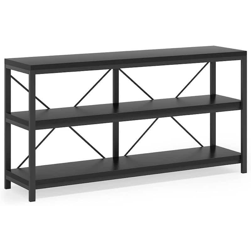 Extra Long Sofa Console Table with Storage for Entryway
