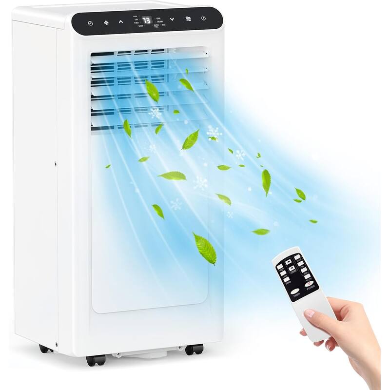 Portable Air Conditioner - 3-in-1 Cooling/Dehumidifier & Fan, 42dB Quiet AC with Remote