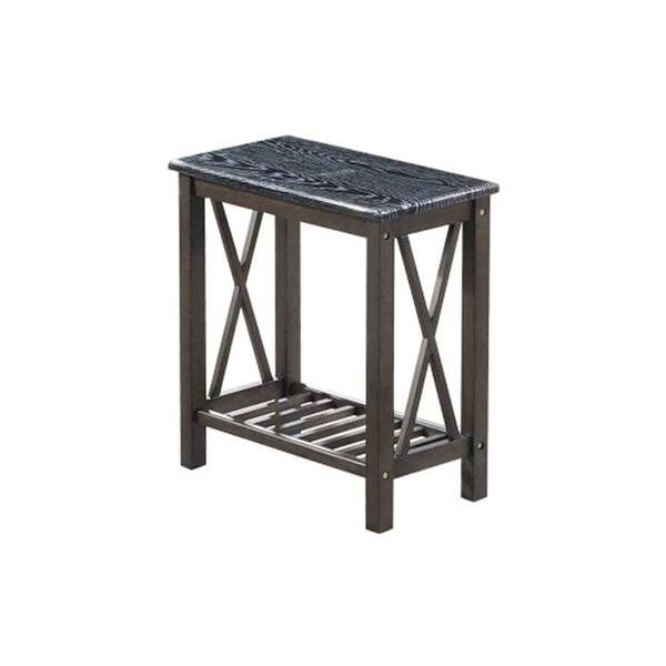 Grey side table solid wood table xcross table Bed Bath & Beyond