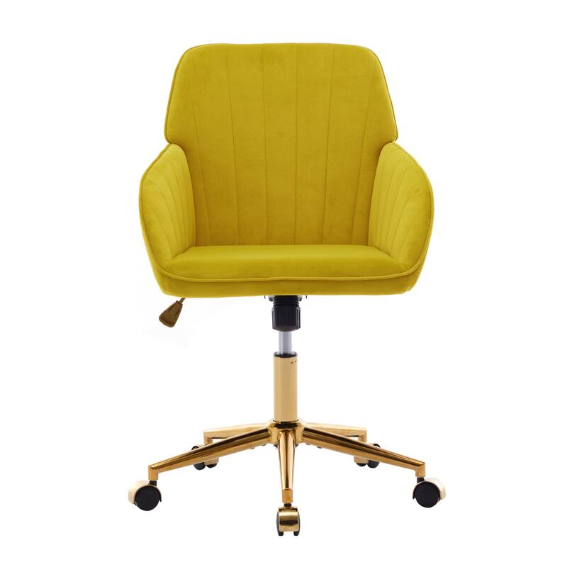 Modern Upholstered Swivel Office Chair