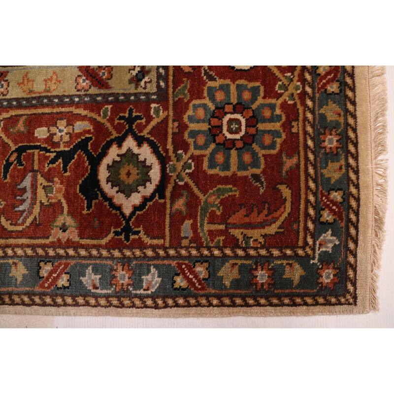 ECARPETGALLERY Hand-knotted Jules Sultane Ivory Wool Rug - 8'9 x 11'6