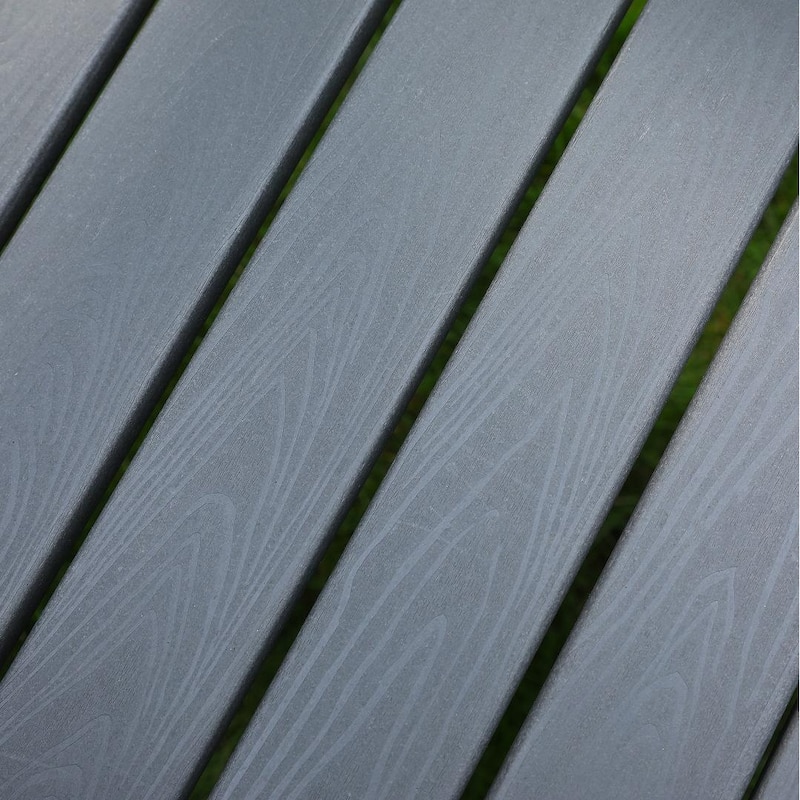 HDPE Outdoor Terrace Dining Chair Set, Low Maintenance - For Gardens, Backyards And Decks - (Backrest)