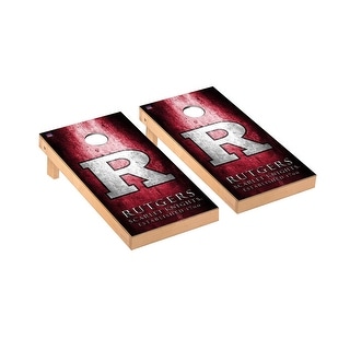 Rutgers Scarlet Knights Museum Cornhole Board Set