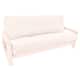 Solid Twill Full-Size 8-10 Inch Thick Futon Cover - Natural