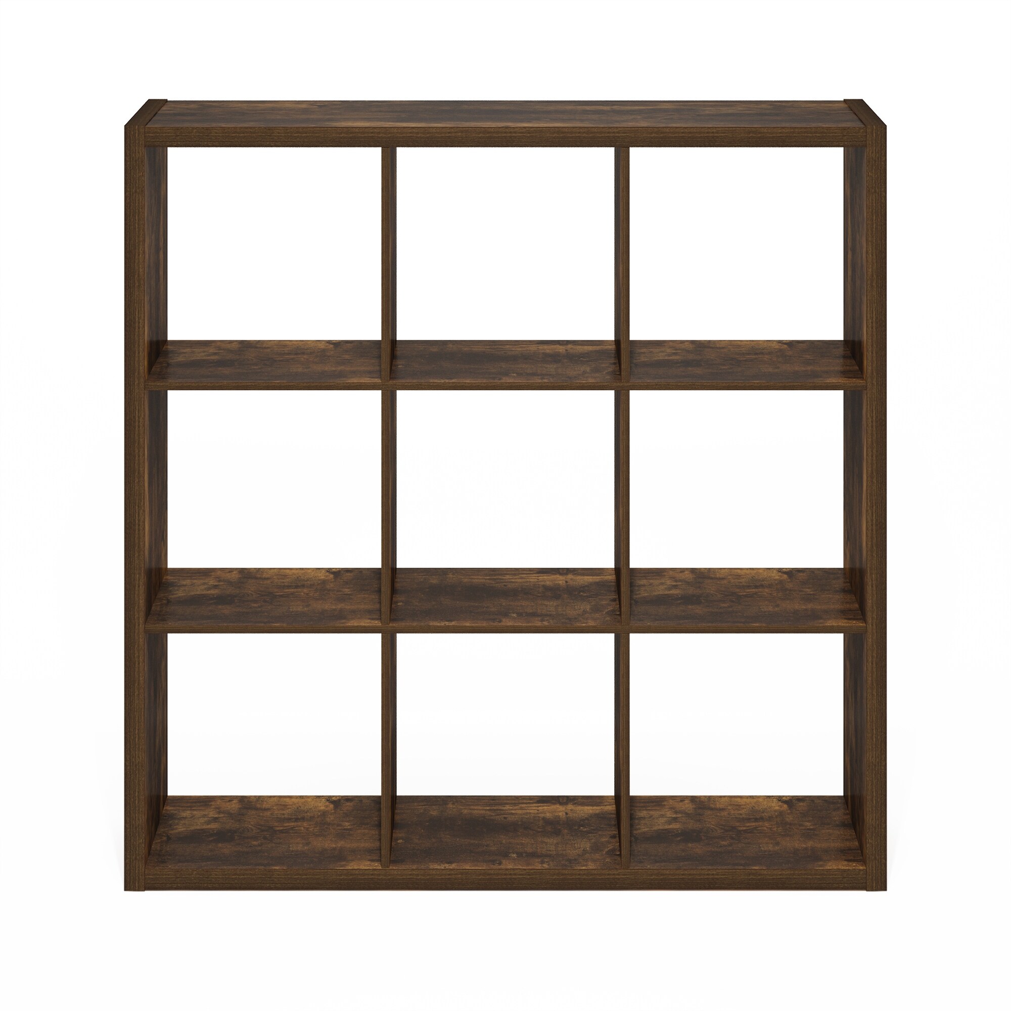 Furinno Cubicle Open Back Decorative Cube Storage Organizer, 9