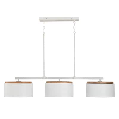 Liam 3-Light-Linear Chandelier - 46.5"W x 8.5"H x 12.25"E