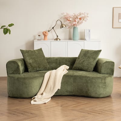 Modern Moon-Shaped Sofa with Advanced Features for Ultimate Comfort