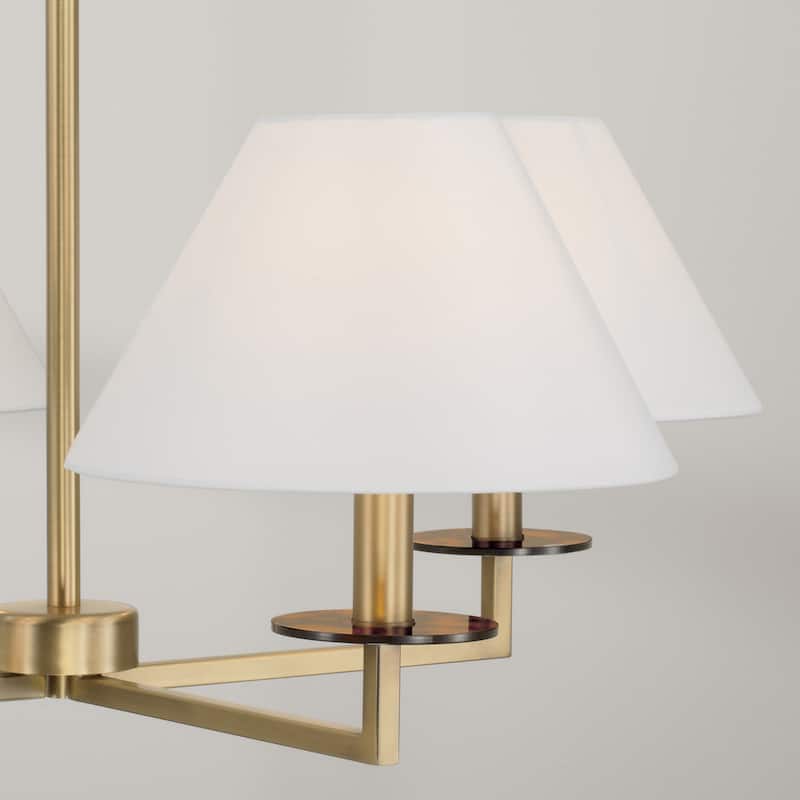 Gilda 4-Light Chandelier - 29.75"W x 19.75"H