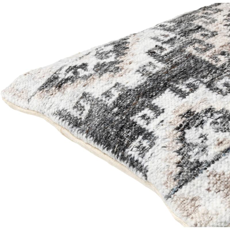 Alex Rustic Diamond Accent Pillow