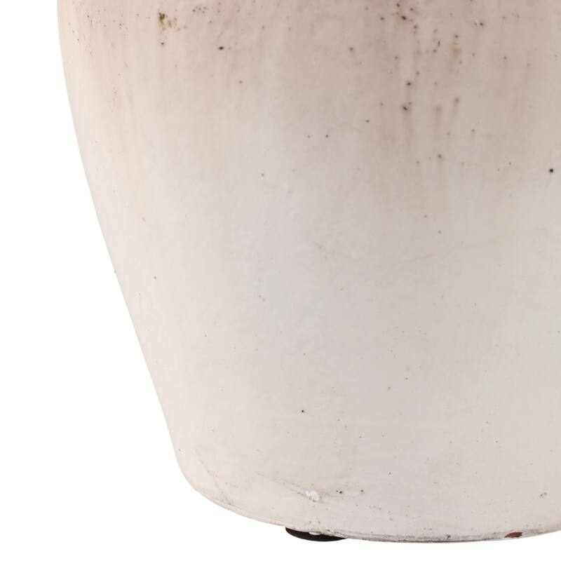 Pottery Terracotta Vase Handmade Handles Rustic Amphora Accent Vessel