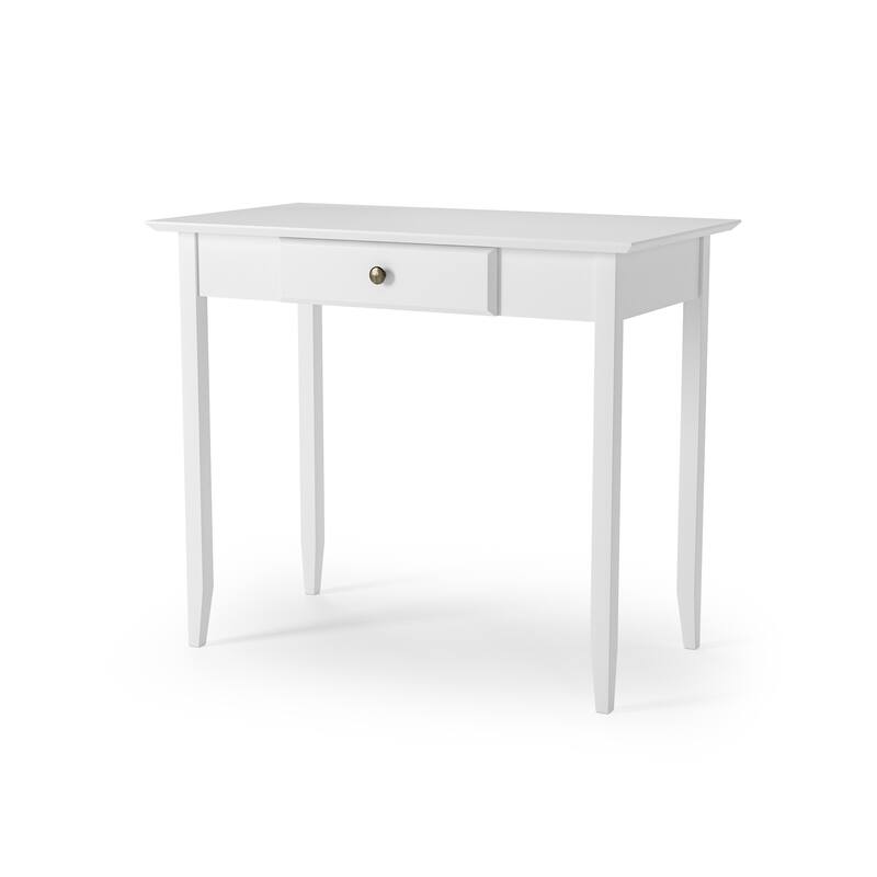 Shaker Vanity Table with One Drawer - White Finish