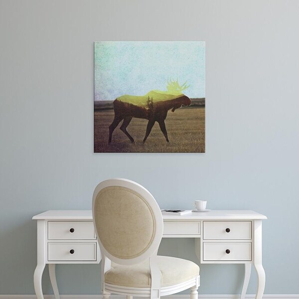 Easy Art Prints Andreas Lie's 'Moose' Premium Canvas Art