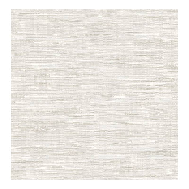 NuWallpaper Cream Faux Grassweave Peel & Stick Wallpaper - 216in x 20.5in x 0.025in