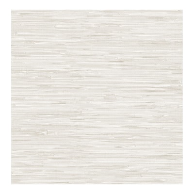 Cream Grassweave Peel & Stick Wallpaper - 216in x 20.5in x 0.025in