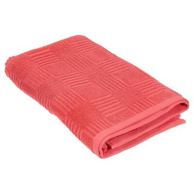 Arista Bath Towel (30 X 60) (Coral) - Set of 2