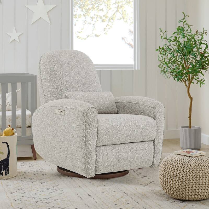 Power/ Manual Swivel Glider Recliner Chair Nursery Chair