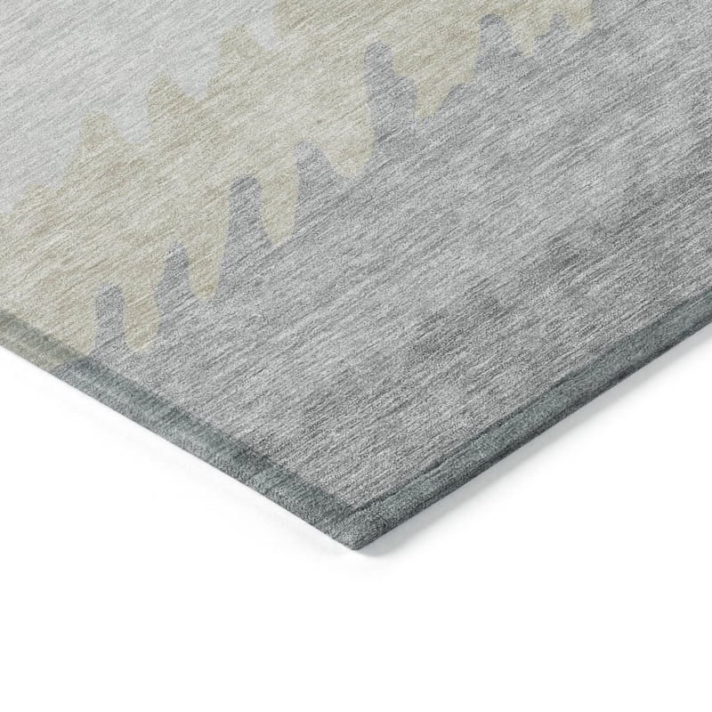 HomeRoots Striped Transitional Rectangle Outdoor Rug