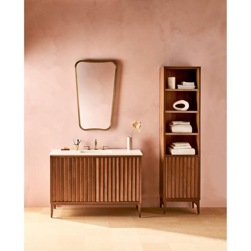 Robern CSSN2080 Sinca 80" Wooden Free Standing Linen Tower